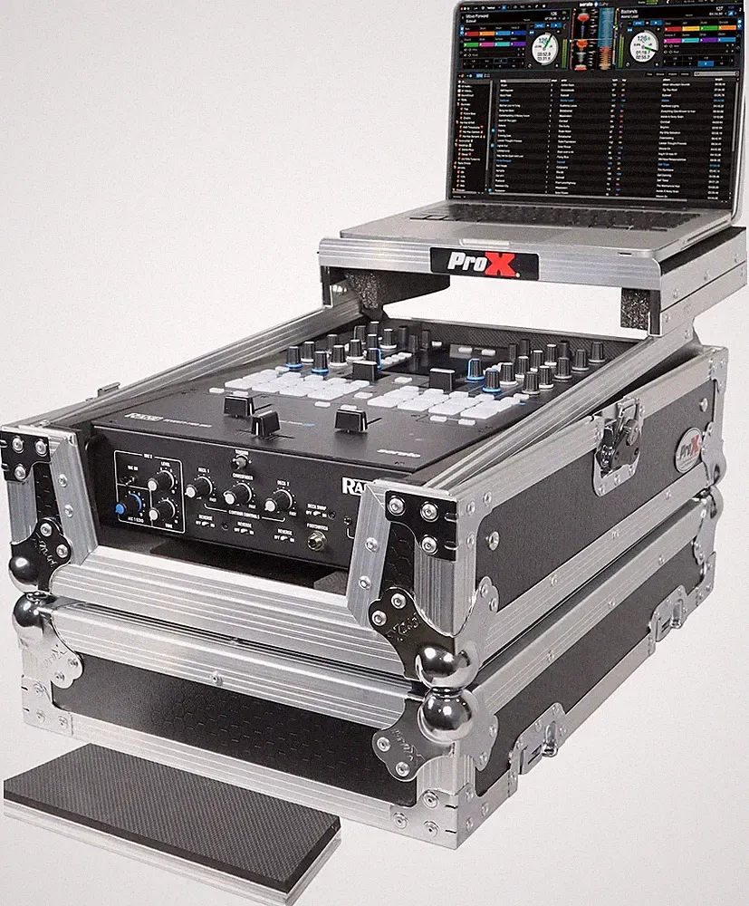 11" DJ Mixer Road Case W/Laptop Shelf for Rane Seventy-Two 72 and Rane Seventy