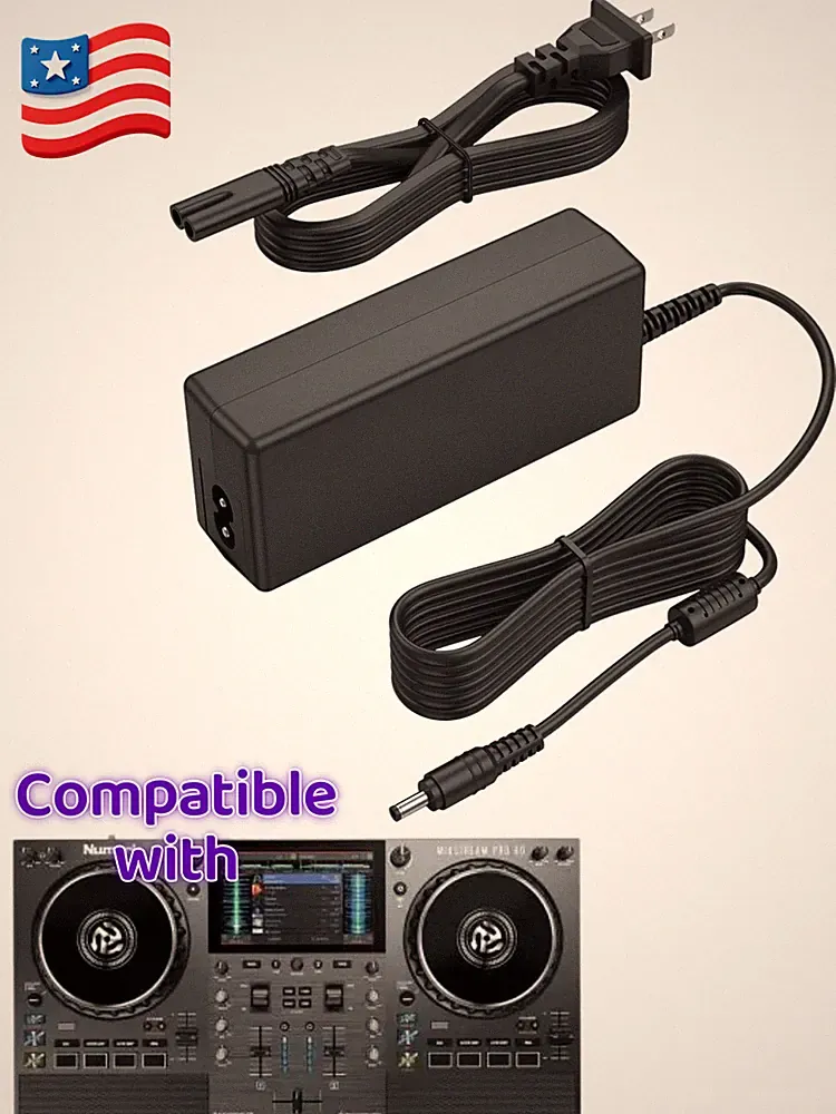 19V AC Adapter for Numark NH10 Mixstream Pro Go Streaming DJ Controller Power