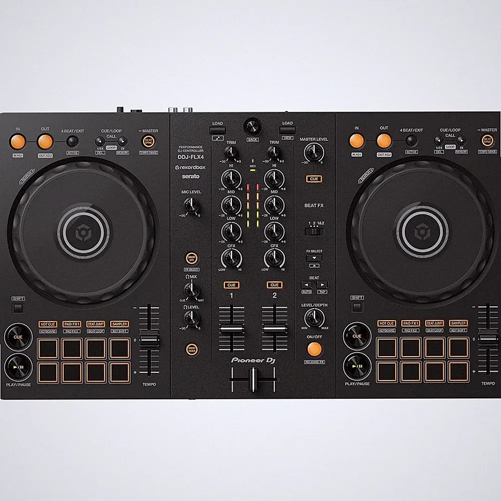 2-Deck DJ Controller for Rekordbox & Serato Software, Includes 2 Decks