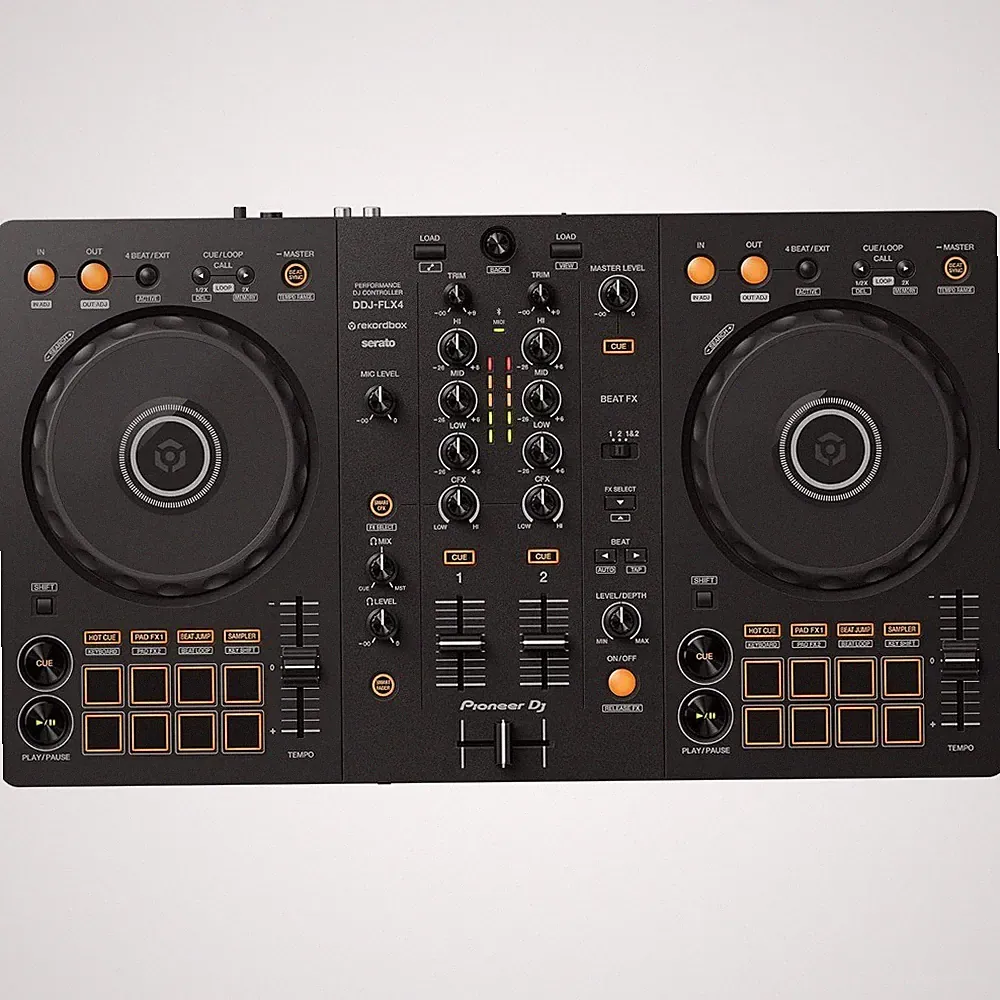 2-Deck Professional DJ Controller for Rekordbox and Serato Software
