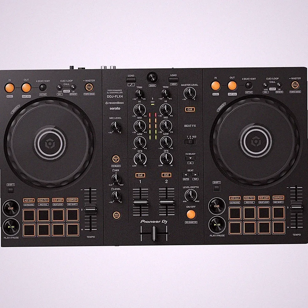 2-Deck Professional DJ Controller for Rekordbox & Serato Software