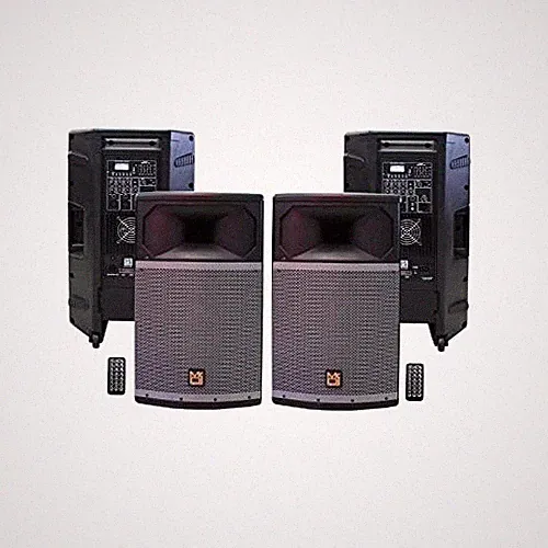 2 MR DJ PRO115BT PA DJ Powered Speaker Professional PRO PA DJ 15" 2-Way