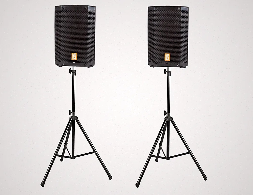2 MR DJ PROX8PA PRO Battery Powered Active Portable PA Speaker All-in-One +