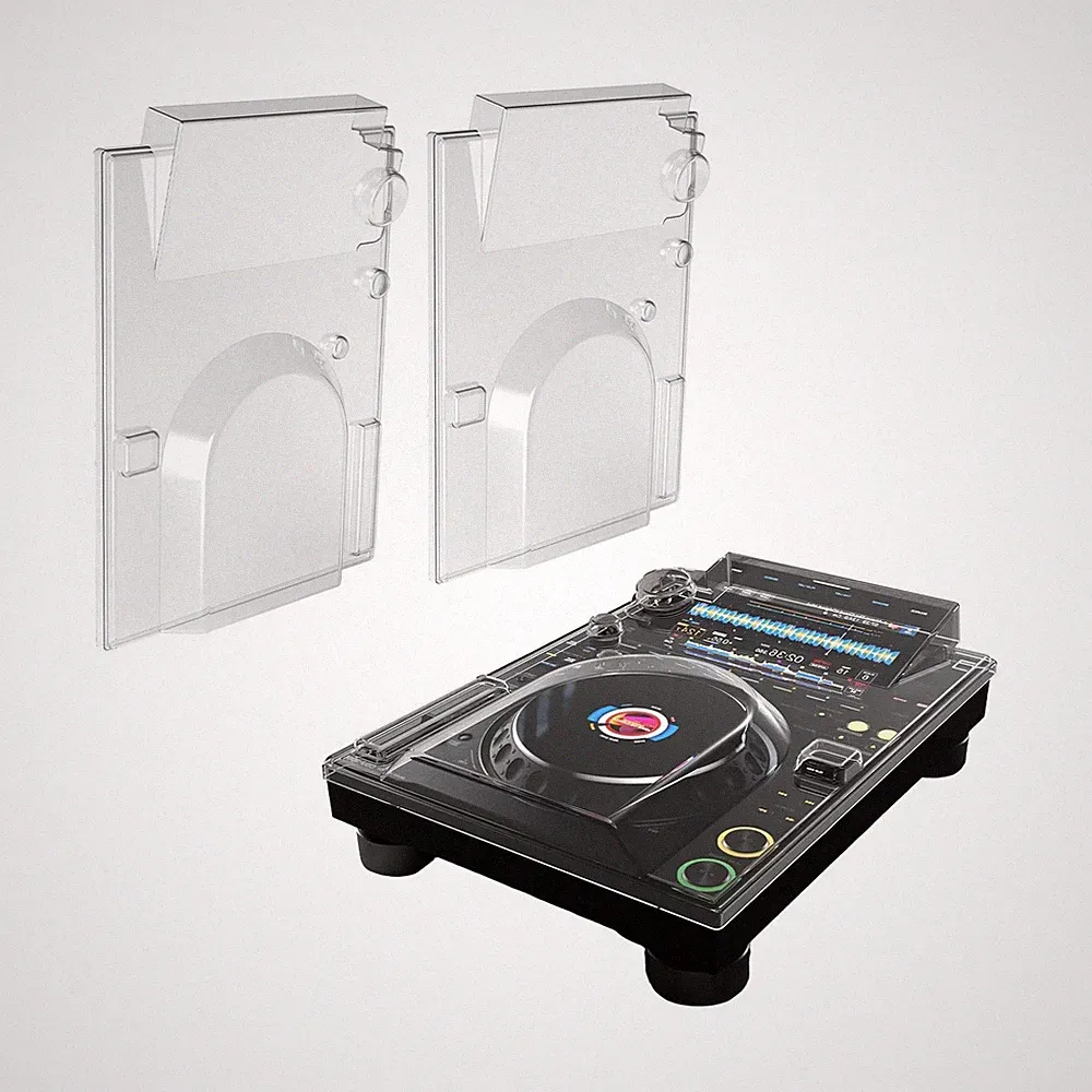2-Pack Polycarbonate Cover for Pioneer DJ CDJ-3000, Hard Shell DJ Equipment P...