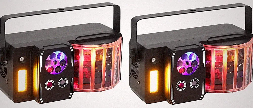 (2) Rockville INSTA PARTY 51 Derby/Laser/Strobe Dance Floor DJ Effect Lights