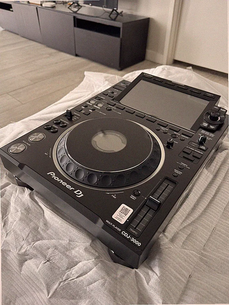 (2) Two Pioneer DJ CDJ-3000 DJ Multiplayer + (1) One DJM-A9 4-Ch DJ Mixer BUNDLE