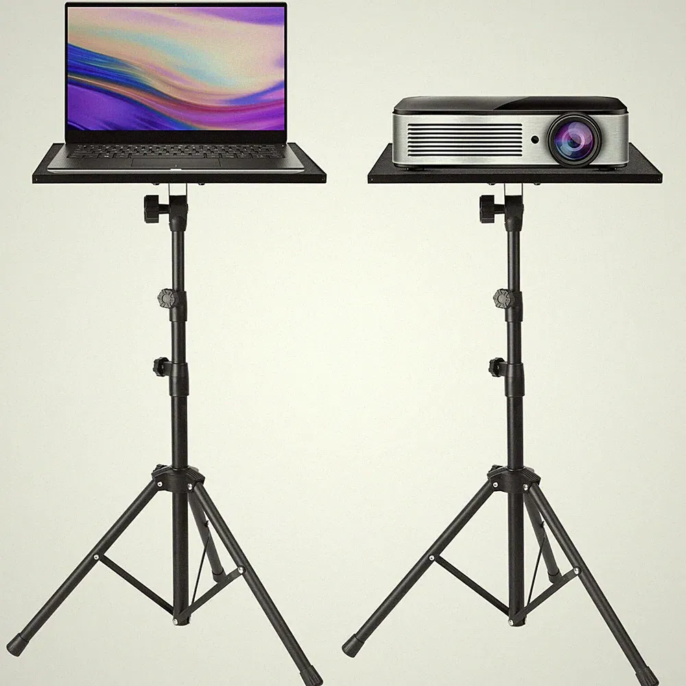 22"-49" Portable Projector Laptop Tripod Stand Adjustable DJ Equipment Holder