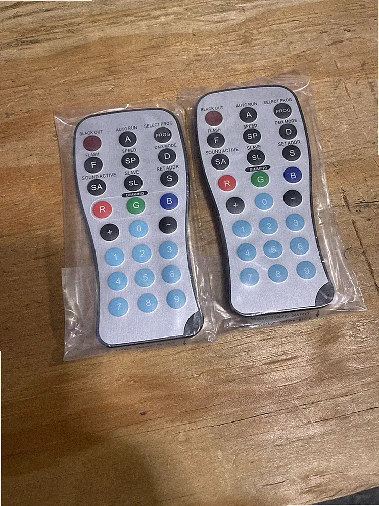 2x ADJ LED RC Remote Control RGB American DJ IR LED Lighting Controller NEW