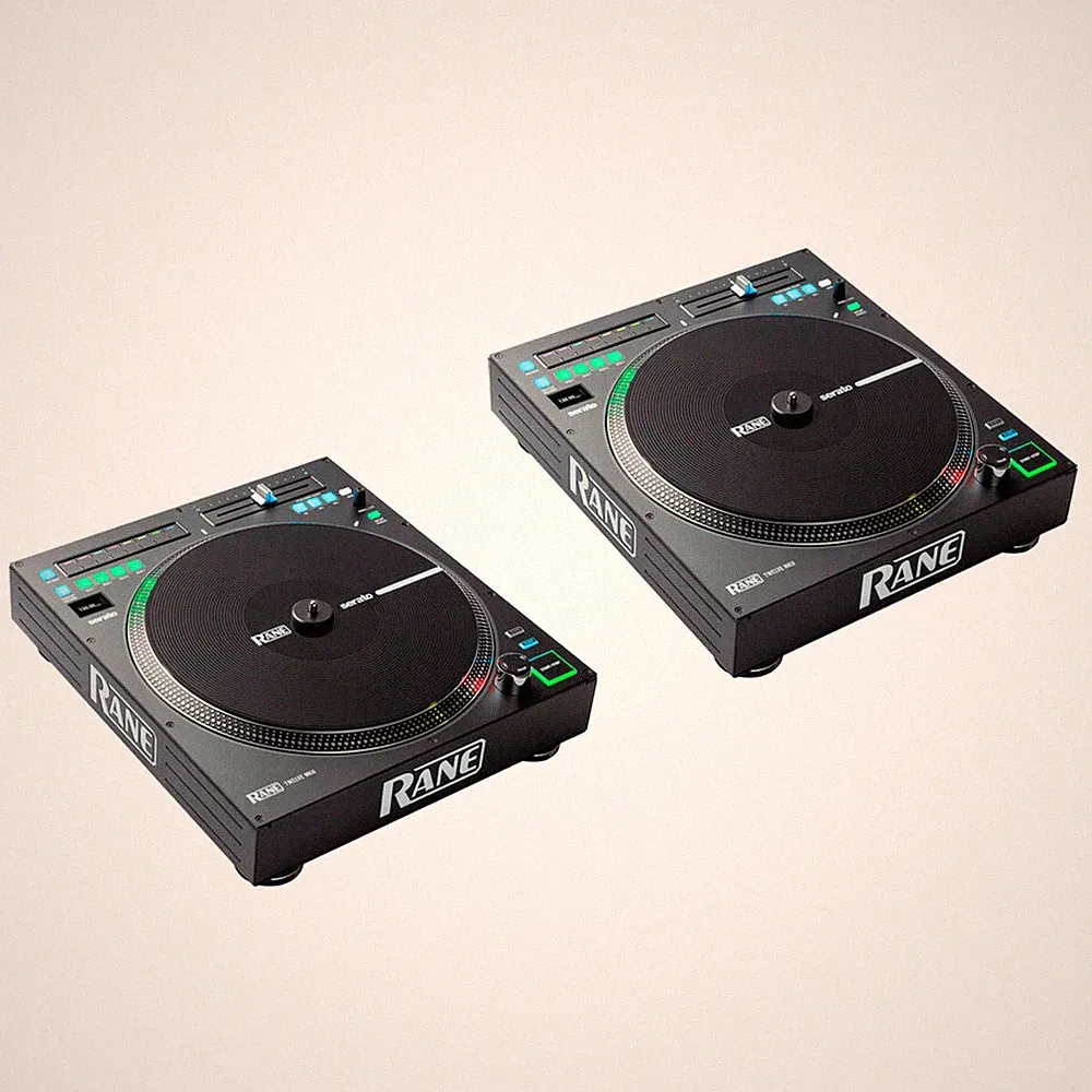 2X RANE TWELVE MKII 12” Motorized Turntable Controller w/True Vinyl-Like Touch