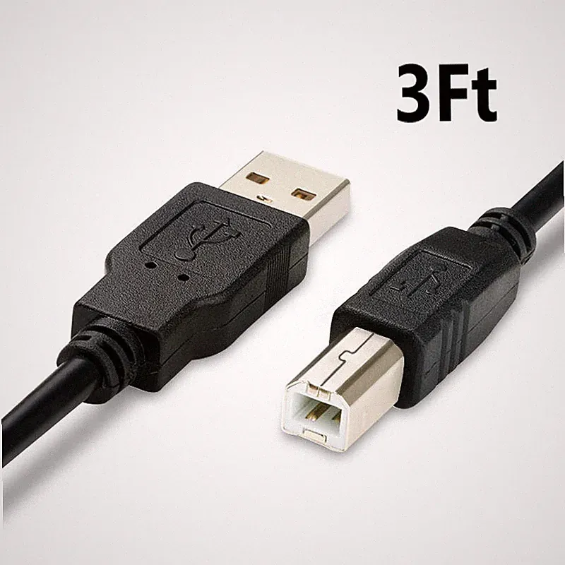 3Ft USB Cord Cable for Numark Mixtrack Pro II Serato DJ Controller w Audio I/O 2