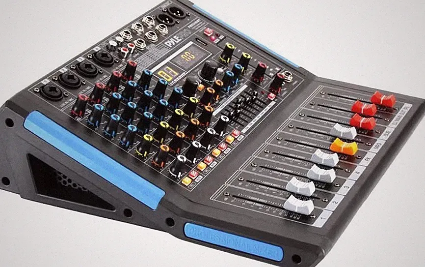 4-Ch. Bluetooth Studio Mixer - DJ Controller Audio Mixing Console System