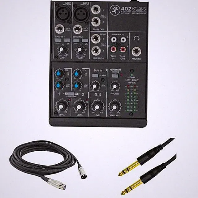 402VLZ4, (2) XLR, (2) 1/4", Cloth