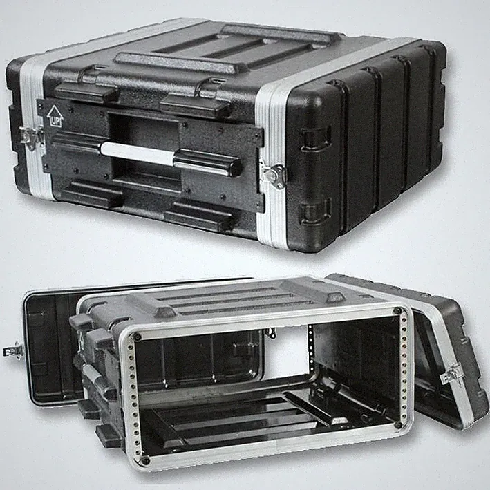 4U Equipment Rack Mount Flight Storage Case Concert 19" 4 space 4ru PA DJ NEW