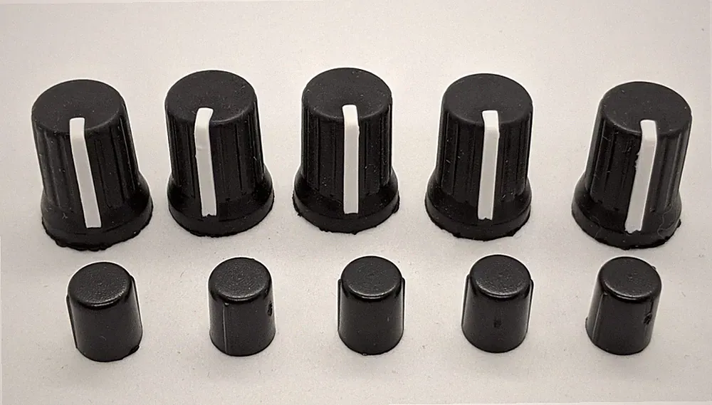 5 Black Knobs for Rane & Pioneer XDJ-RX R1 RZ AERO DJM-T1 S9 DJ Controller Parts