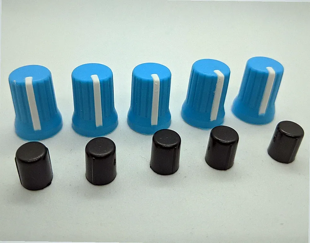 5 Blue Knobs for Rane & Pioneer XDJ-RX R1 RZ AERO DJM-T1 S9 DJ Controller Parts