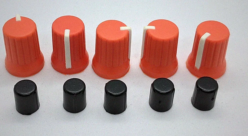 5 Orange Knobs for Rane & Pioneer XDJ-RX R1 RZ AERO DJM-T1 S9 DJ Controller Part