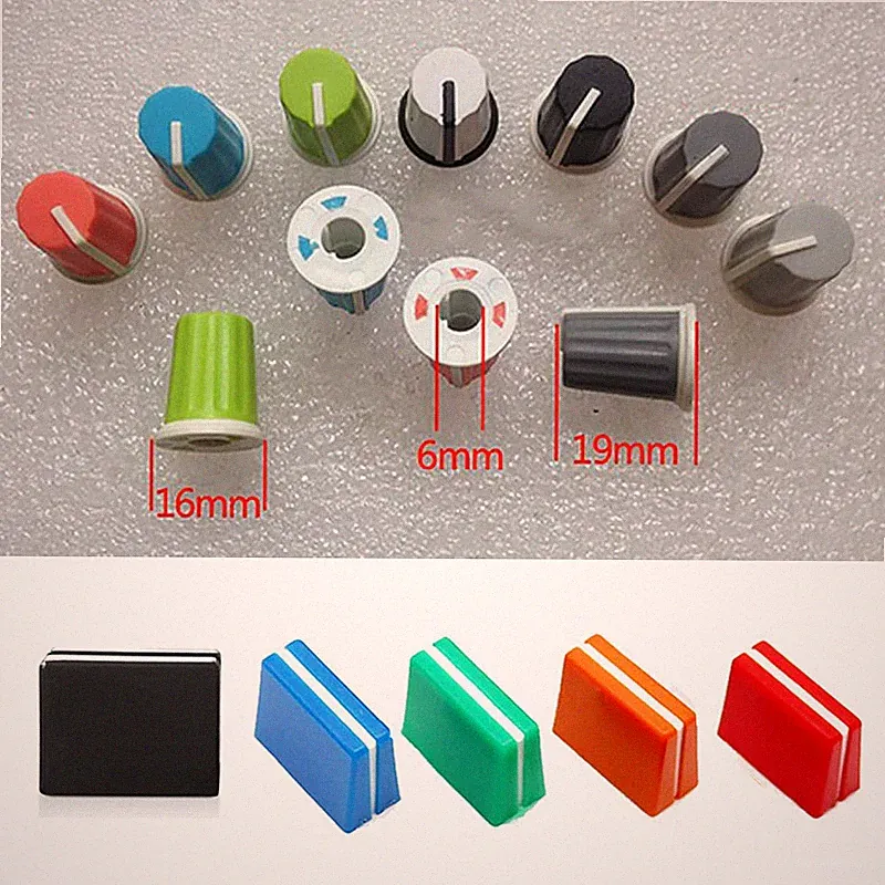 5 Pcs Replace Knob EQ Fader Cap For Pioneer Numark Rane AKAI DJ Controller Mixer
