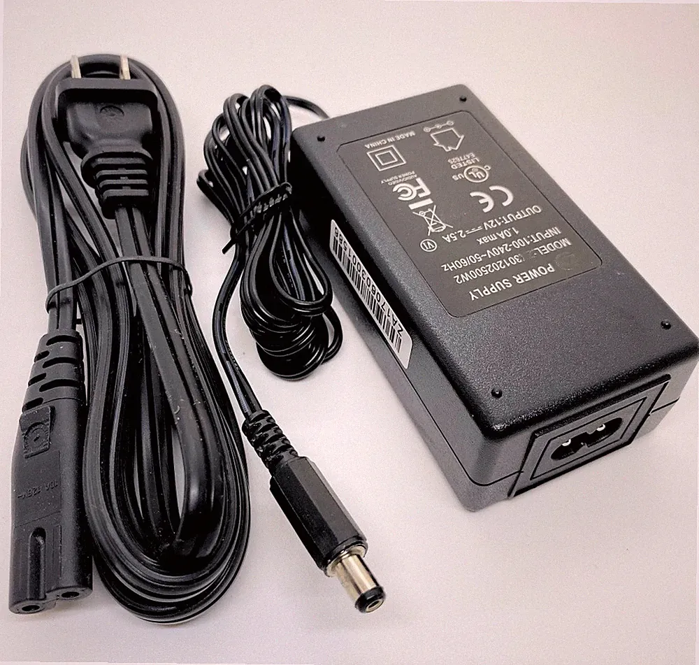 5ft 12V 2.5A Power Supply Adapter for Gemini GMX DJ controller