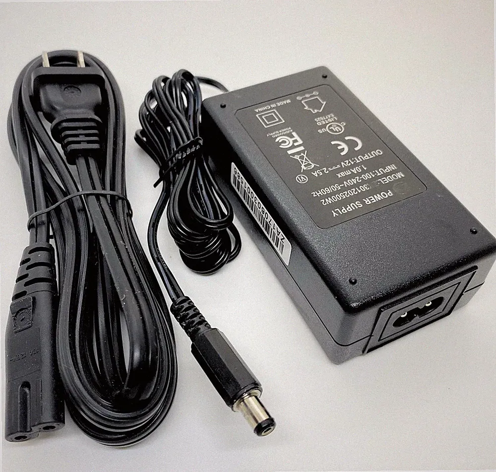 5FT 12V DC Power Supply for Numark NS4FX Professional 4-Deck DJ Controller