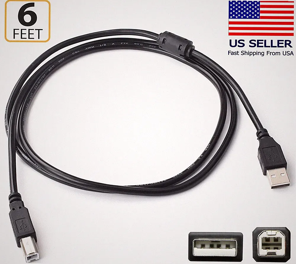 6FT USB Cable-Native Instruments Traktor Kontrol:S3, S4 MK2 S4 MK3 DJ Controller