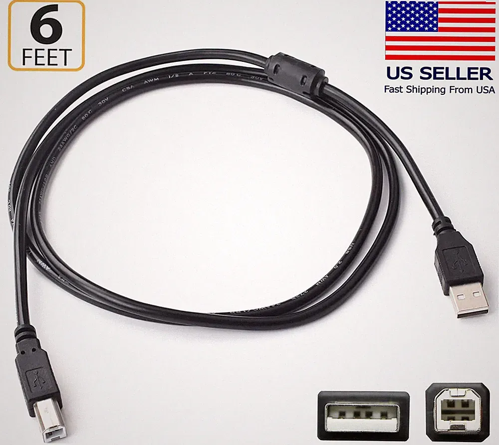 6FT USB Cable-Native Instruments Traktor Kontrol:S3, S4 MK2 S4 MK3 DJ Controller