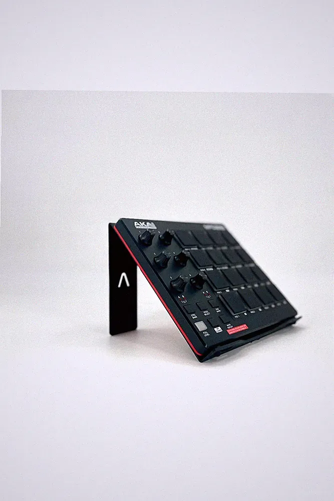 9" Steel Synth & Mixer Stand for Synthesizer, Roland, korg, moog, modular, mpc