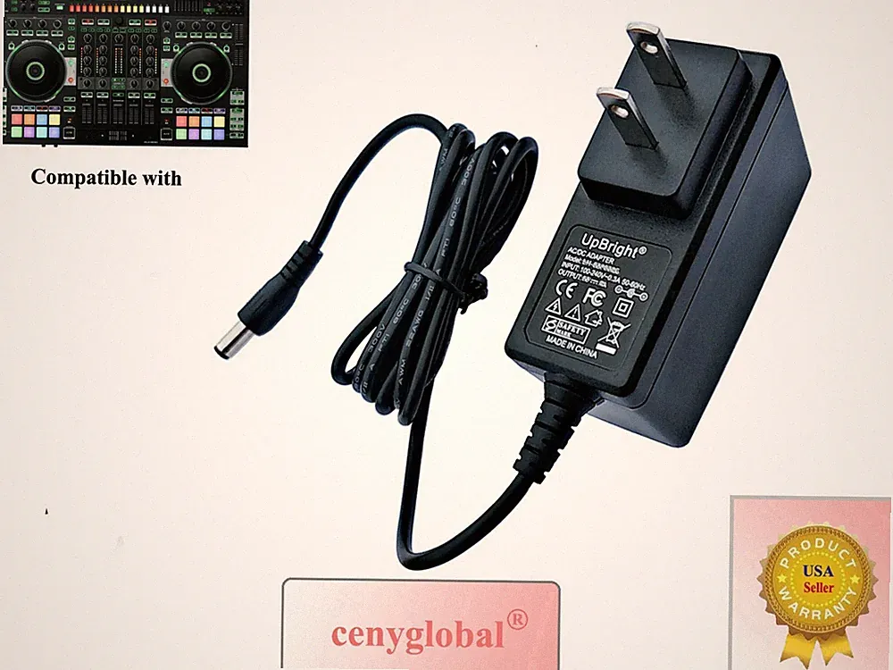 AC Adapter Charger for Roland DJ-808 DJ Controller Mixer Power Supply Mains PSU