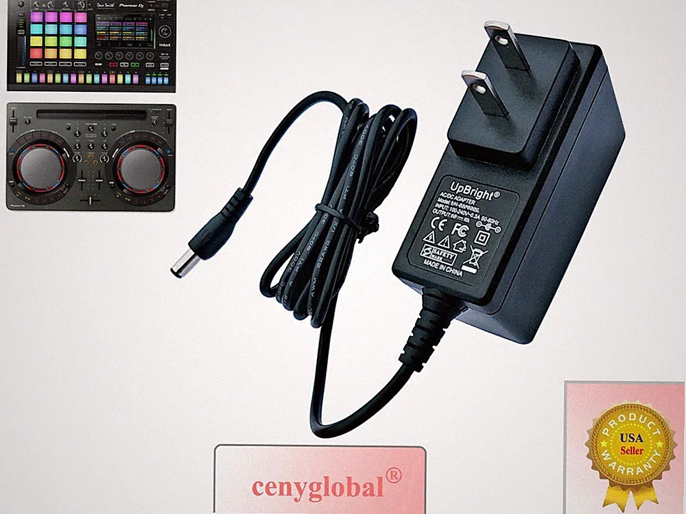 AC Adapter for Pioneer DDJ-WeGO4 DDJ-WeGO4-K Portable DJ Controller Power Supply