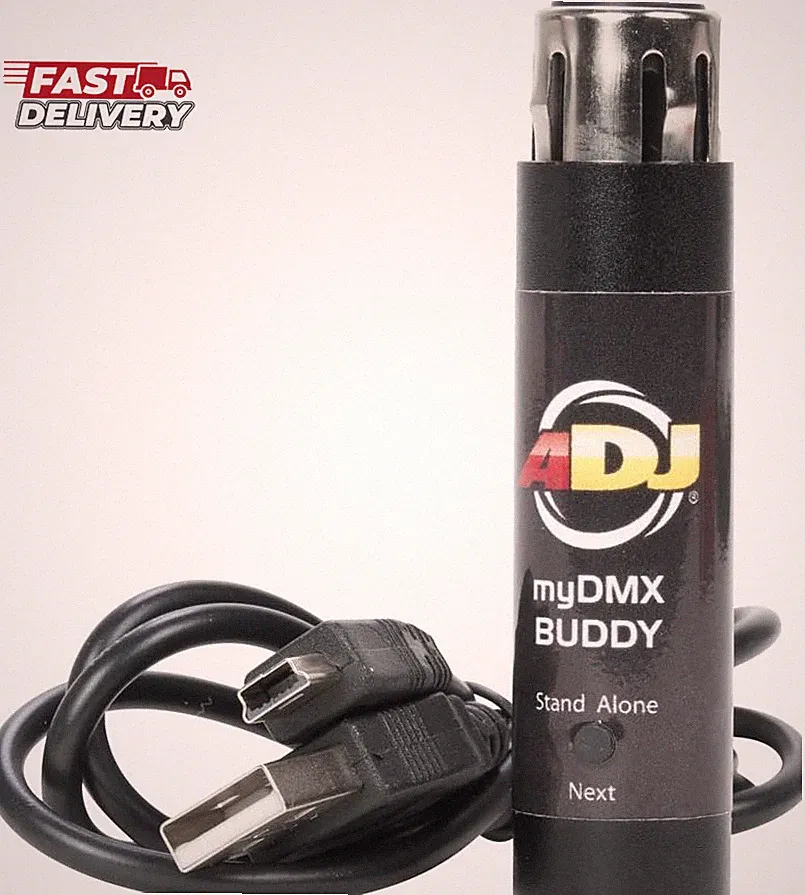 ADJ Products, MYDMX Buddy, Entry Level DMX Hardware Dongle Compatible with MYDMX