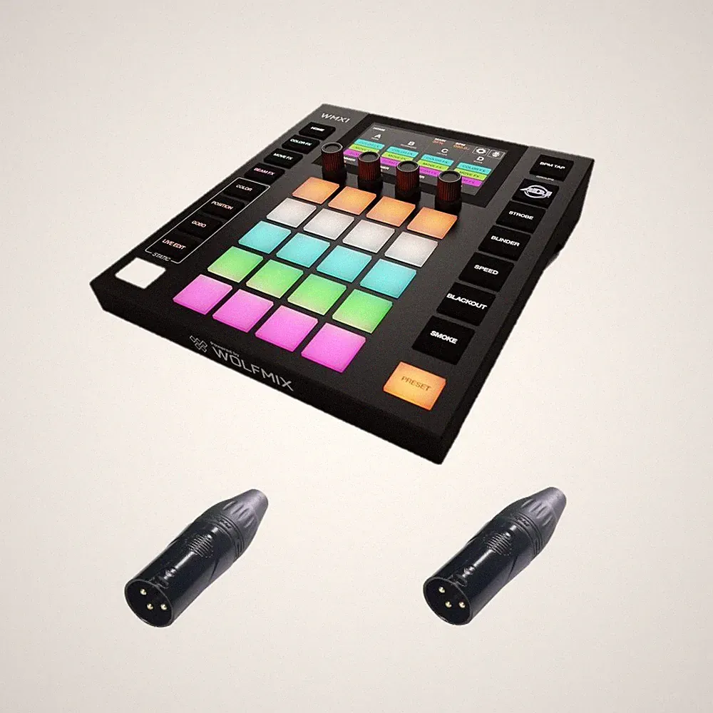 ADJ Wolfmix MK2 lighting system + 2x DMX Terminators