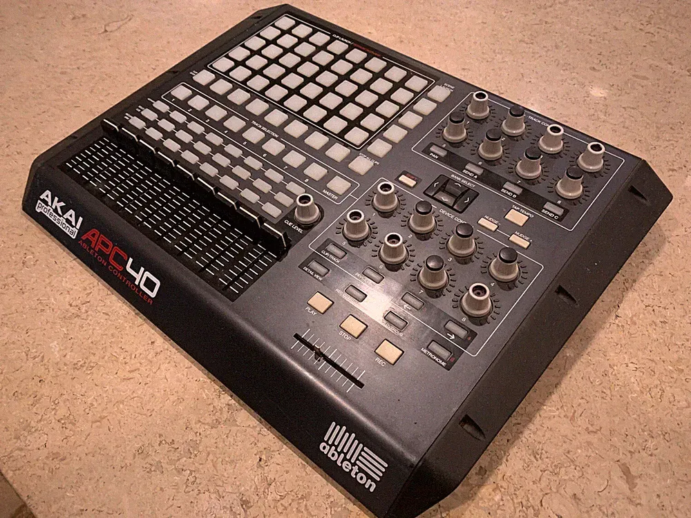 Akai APC 40 Ableton Live DJ Mixer Live Professional Digital Midi Controller Used