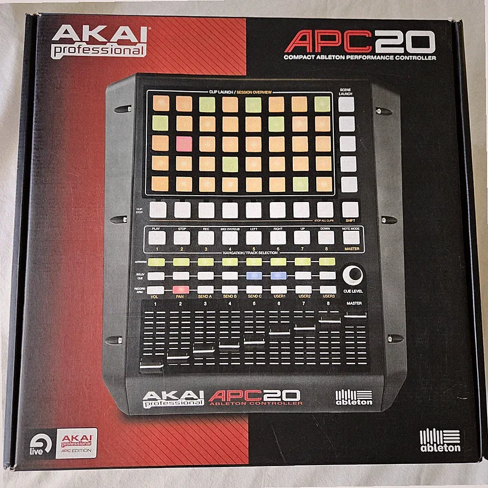 Akai APC20 Professional Compact Ableton Performance MIDI Controller MPD26 DJ Pad