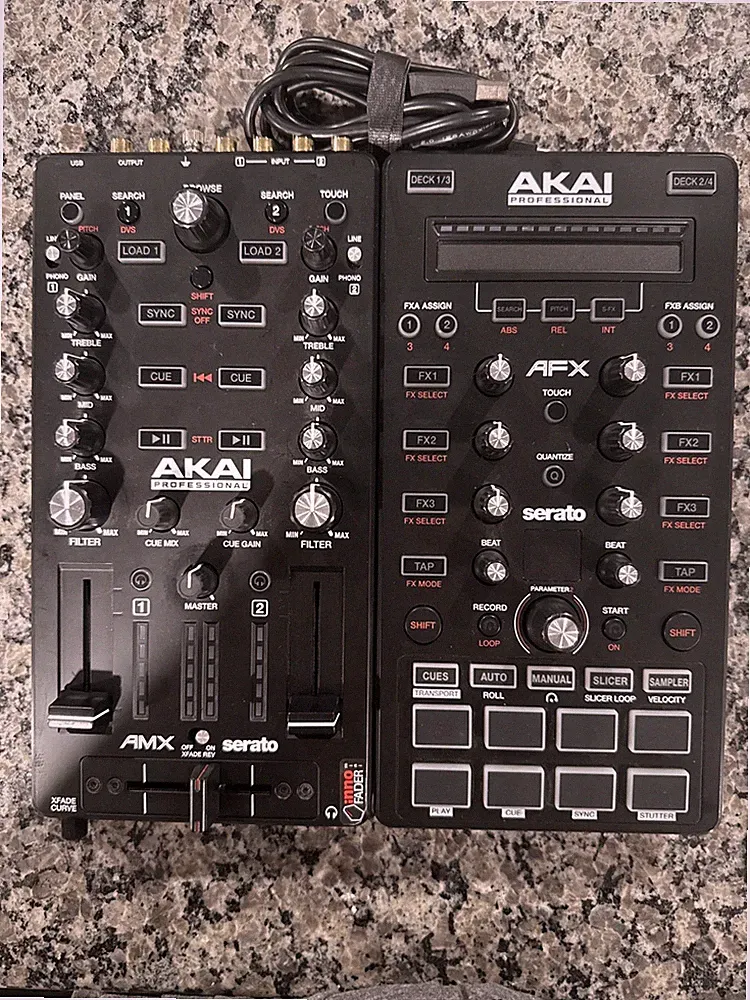 Akai Professional AMX & AFX MIDI DJ Controllers for Serato DJ Pro with Innofader