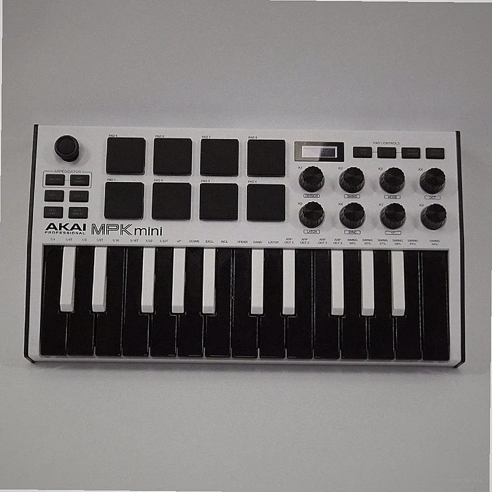 Akai Professional MPK Mini 1-Channel All-In-One DJ System White Special Edition