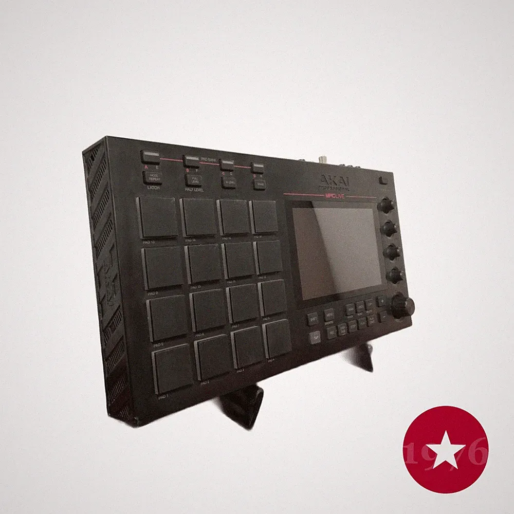 AKAI Sampler Music Production Center DJ Live Performance Japan With Box Adapter