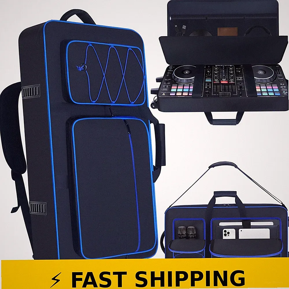 Aljikz DJ Controller Case with Wheels for DDJ FLX10, REV7, SC LIVE 4