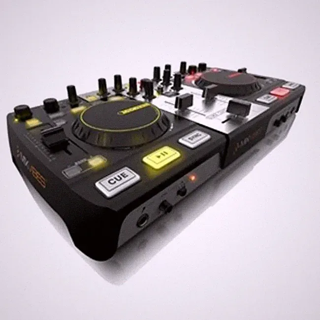 All in one DJ Controller with Built-In Audio Interface and CROSS DJ software