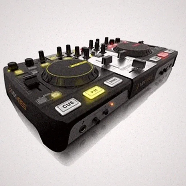 All in one DJ Controller with Built-In Audio Interface and CROSS DJ software