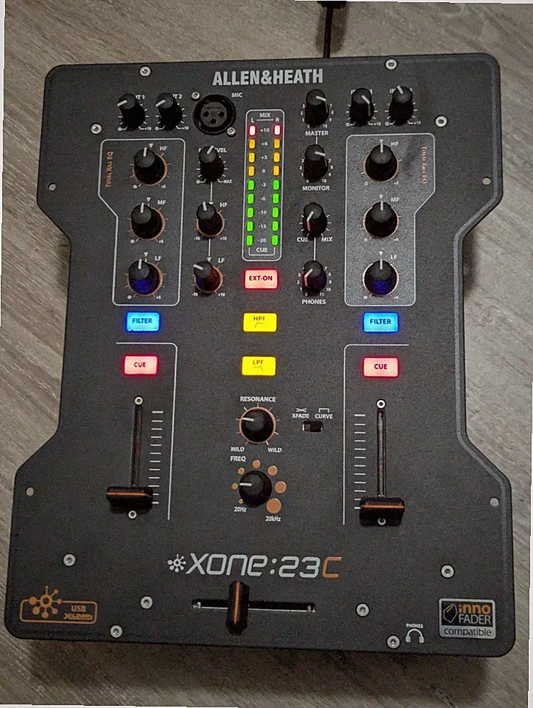 Allen & Heath XONE:23C 2-Channel DJ Mixer Confirmed WorkingFree Shipping