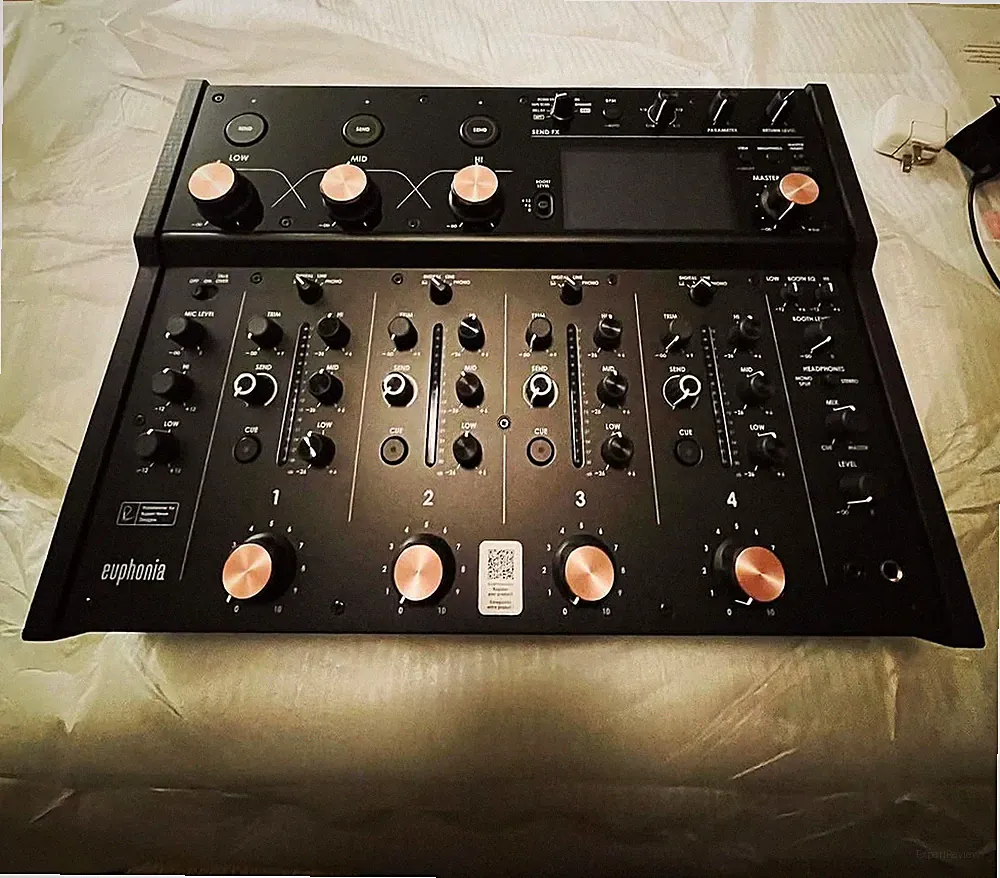 Alpha Theta Euphonia Professional Serato Rekordbox FX Rotary DJ Club Mixer