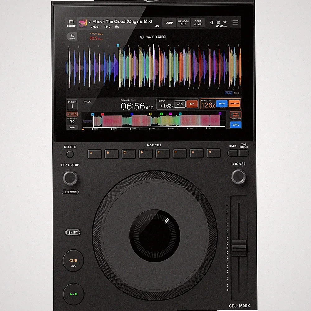 AlphaTheta CDJ-1500X Compact DJ Multi Player