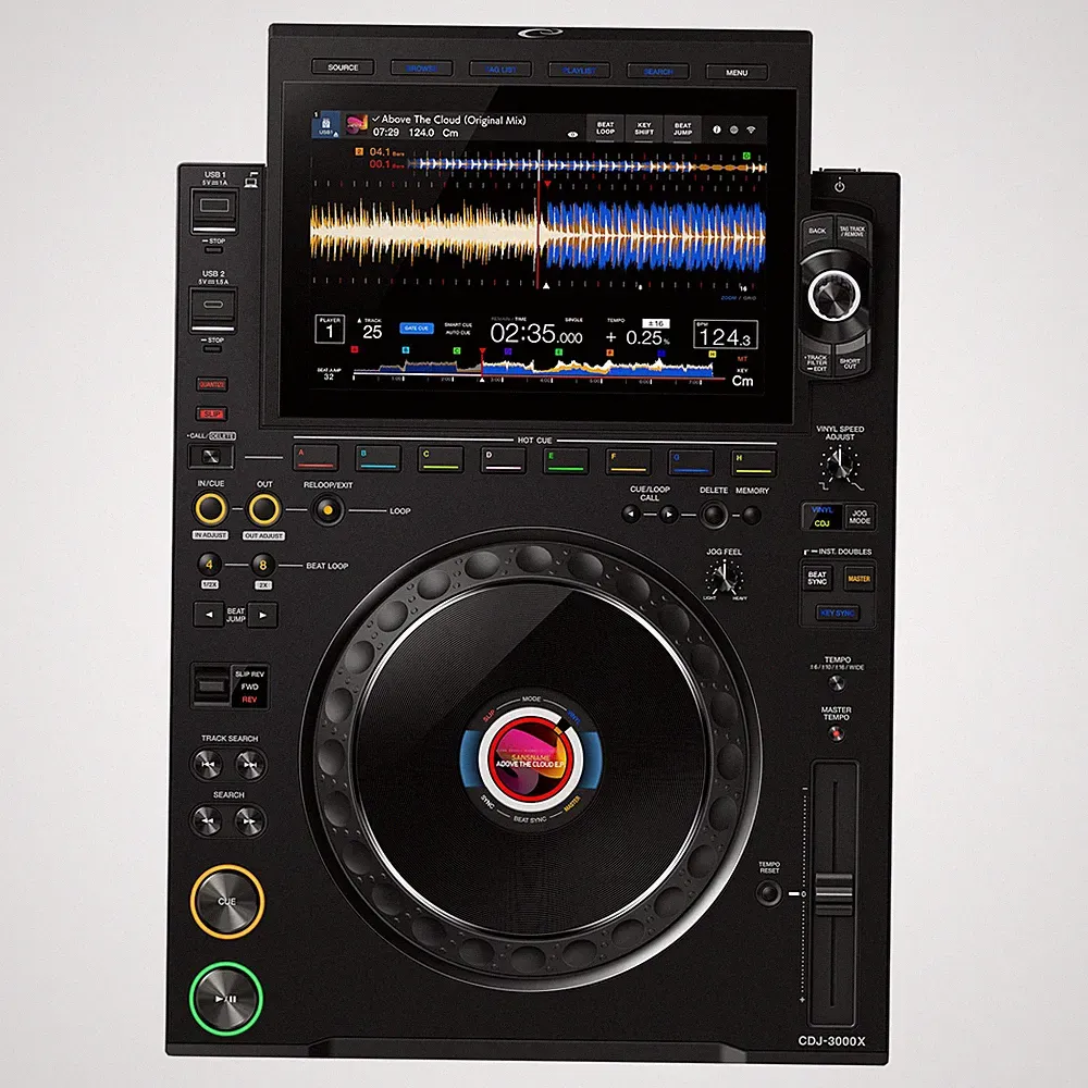 AlphaTheta CDJ-3000X Next-Generation Flagship Professional DJ Player