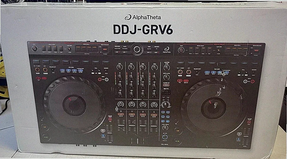 AlphaTheta Controller DDJ-GRV6 4-Channel