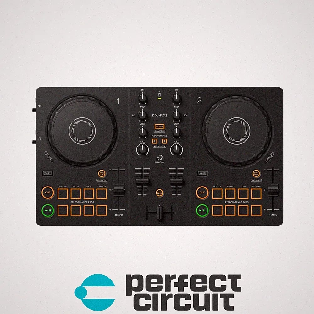 AlphaTheta DDJ-FLX2 2-channel DJ Controller DJ CONTROLLER DEMO PERFECT CIRCUIT