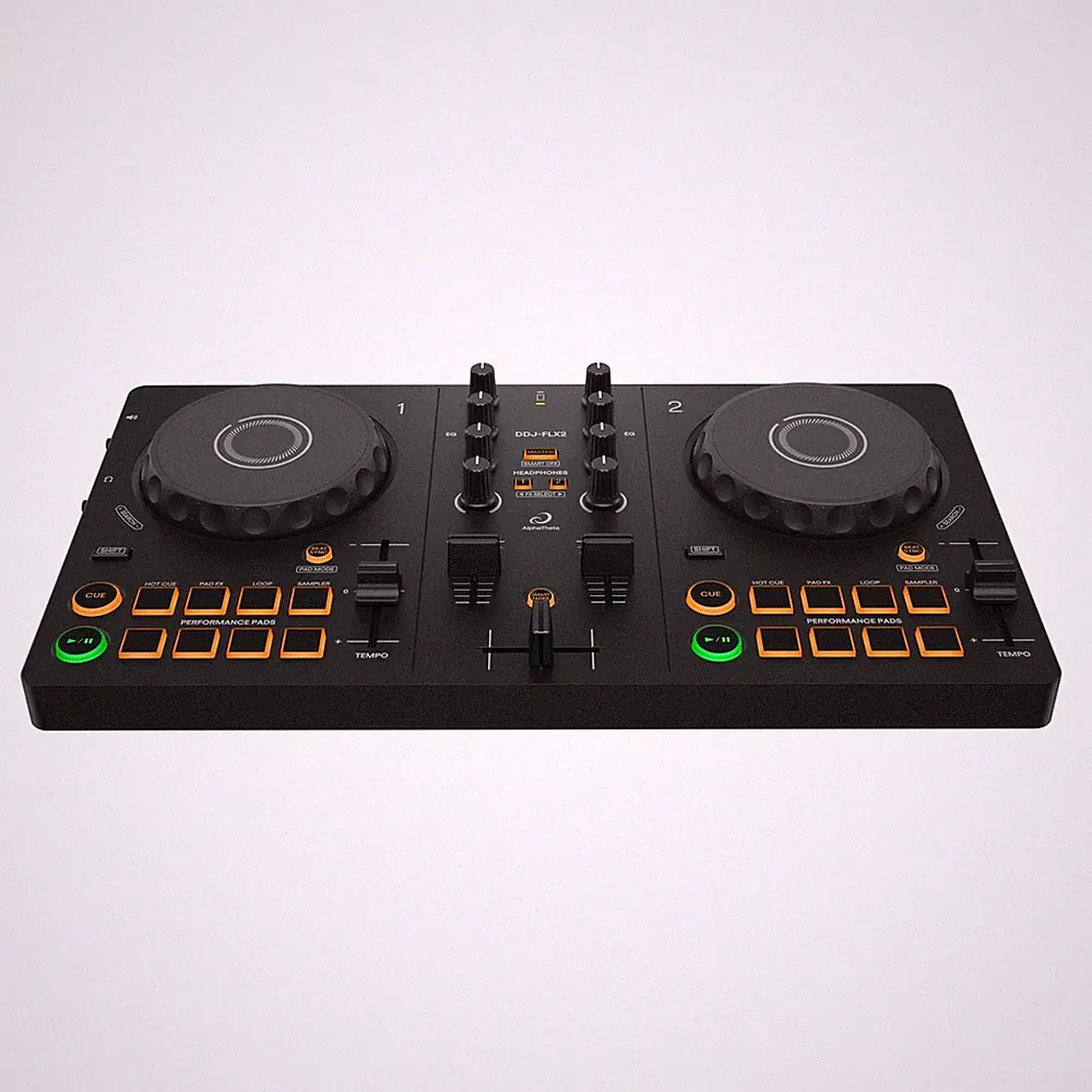 AlphaTheta DDJ-FLX2 Compact 2-Channel DJ Controller