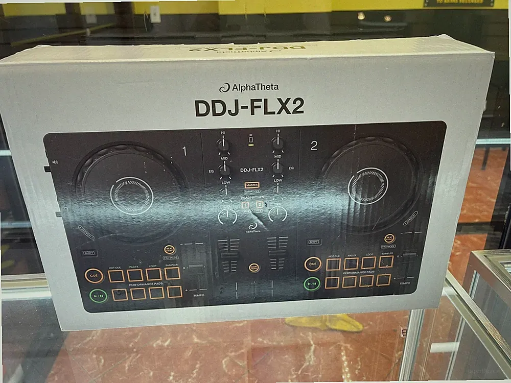 AlphaTheta DDJ-FLX2 DJ Controller for rekordbox, Serato DJ Lite, and djay