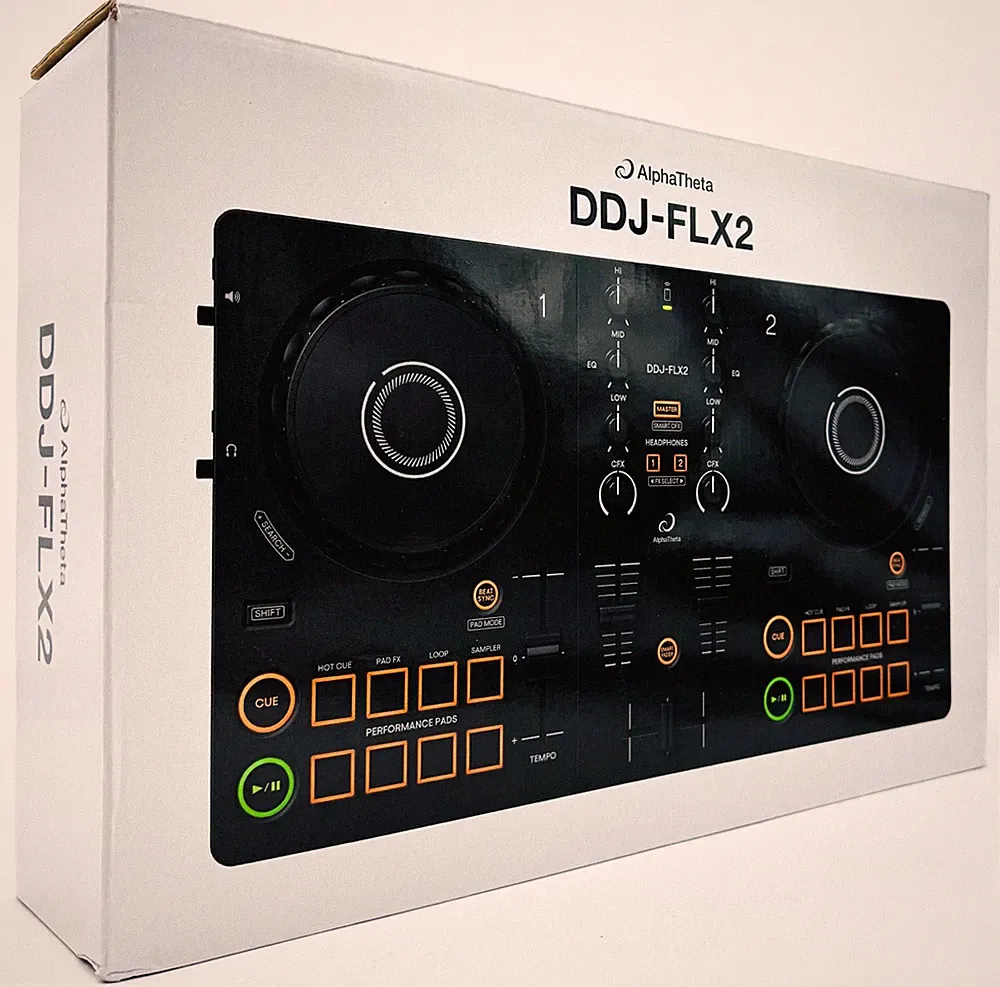 AlphaTheta DDJ-FLX2 DJ Controller for Rekordbox, Serato DJ Lite & DJay
