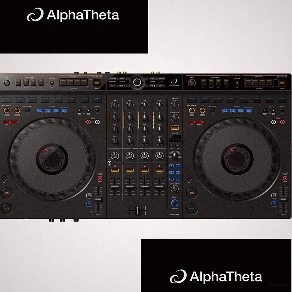 AlphaTheta DDJ-GRV6 4-Channel DJ Controller DDJGRV6 Quad Deck SeratoDJ rekorbox