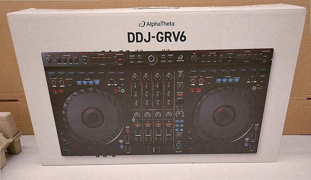 AlphaTheta DDJ-GRV6 4-Channel DJ Controller Pioneer rekordbox Serato USB-C