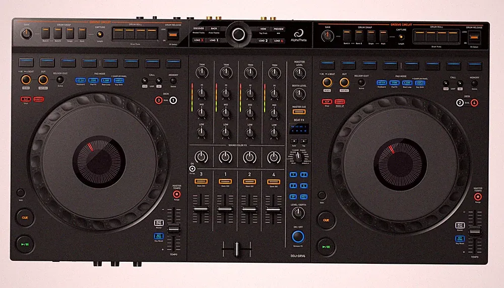 AlphaTheta DDJ-GRV6 4-Channel DJ Controller rekordbox Serato DJ Pro New Japan